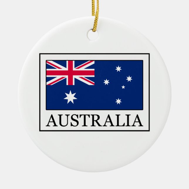 Ornement En Céramique Australie (Devant)