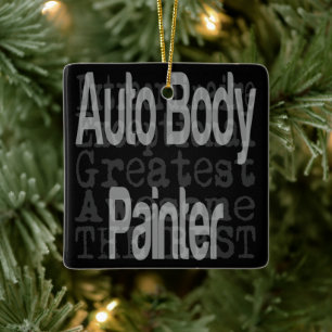 Ornement En Céramique Auto Body Painter Extraordinaire