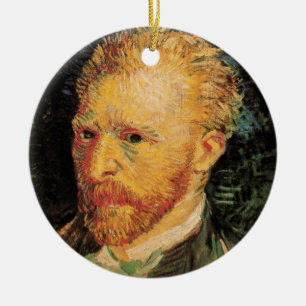 Ornement En Céramique Autoportrait de Vincent van Gogh, Beaux-arts vinta