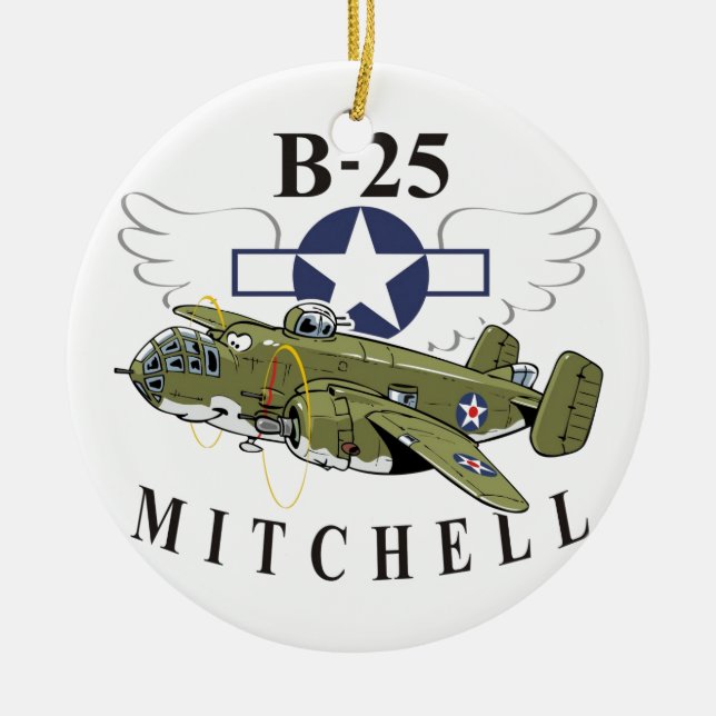 Ornement En Céramique B-25 Mitchell (Devant)