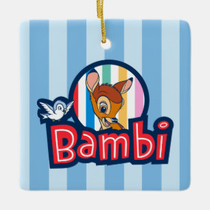 Ornement En Céramique Badge bambin rayé