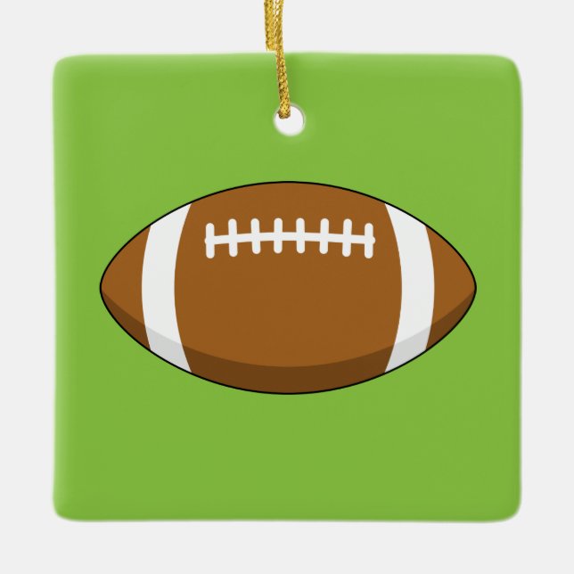 Ornement En Céramique Bal de football américain (Devant)