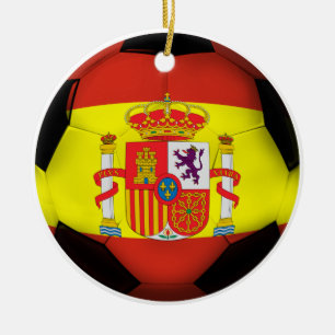 Ornement En Céramique Balle de football en Espagne