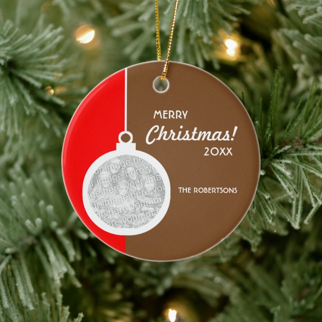 Ornement En Céramique Balle décorative de Noël (Arbre)