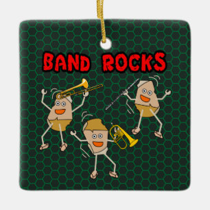 Ornement En Céramique Bande Rocks
