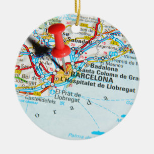 Ornement En Céramique Barcelone, Espagne