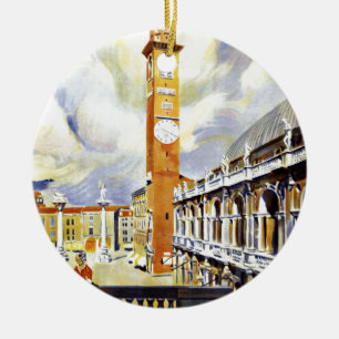 Ornement En Céramique Basilique Palladiana de Vicence Italie