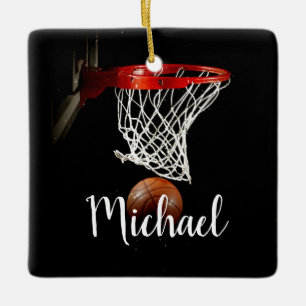 Ornement En Céramique Basket