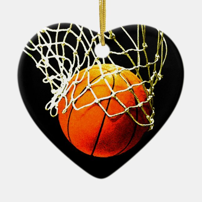 Ornement En Céramique Basket (Devant)