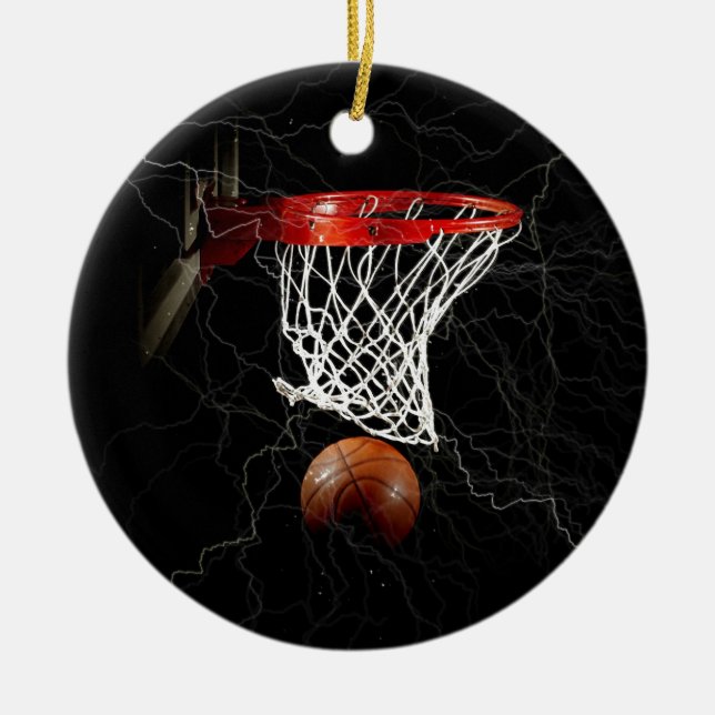 Ornement En Céramique Basket (Devant)