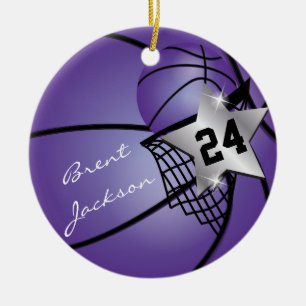 Ornement En Céramique Basket-ball Silver Superstar   Texte do-it-yoursel