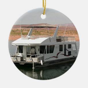 Ornement En Céramique Bateau-maison, lac Powell, Arizona, Etats-Unis 5