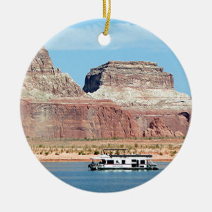 Ornement En Céramique Bateau-maison, lac Powell, Arizona, Etats-Unis 6