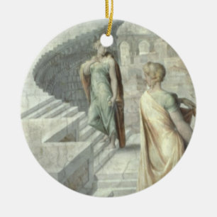 Ornement En Céramique Bathsheba rendant visite à David, c.1553