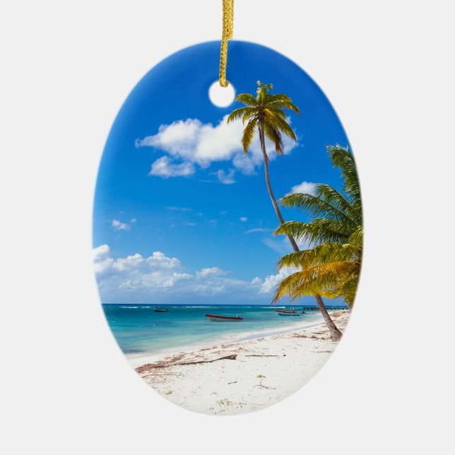 Ornement En Céramique Beach à Saona (Devant)
