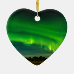 Ornement En Céramique Beaux feux verts Islande nord