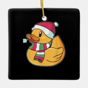 Ornement En Céramique Belle Canard de canard Noël