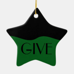 Ornement En Céramique Bénévole : Le plus grand cadeau vous donne