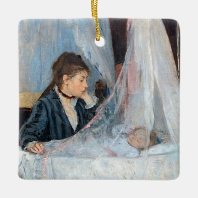 Ornement En Céramique Berthe Morisot - Le berceau (Devant)