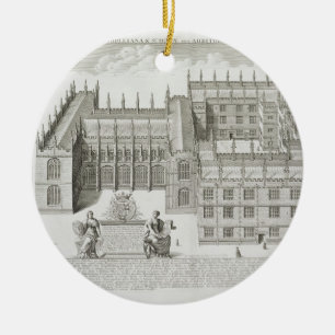 Ornement En Céramique Bibliothèque de Bodleian, Oxford, de 'Oxonia