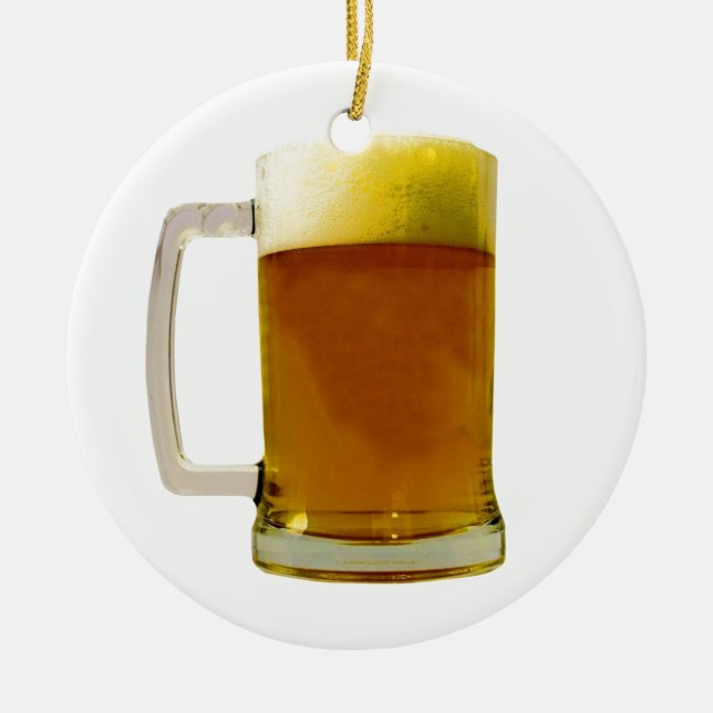 Ornement En Céramique Bière (Devant)