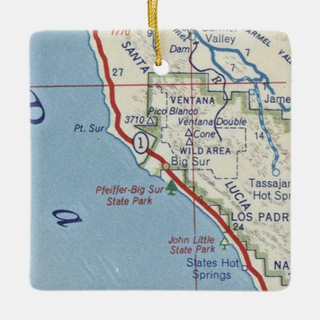 Ornement En Céramique Big Sur (Devant)