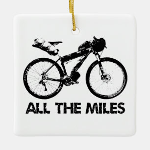 Ornement En Céramique Bikepacking Tous Les Miles