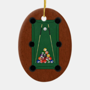 Ornement En Céramique Billards