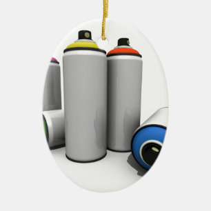 Ornement En Céramique Boîtes de peinture de jet