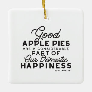 Ornement En Céramique Bon devis Apple Pies