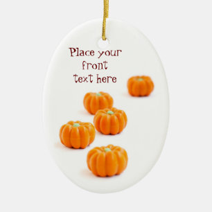 Ornement En Céramique Bonbons citrouilles d'Halloween