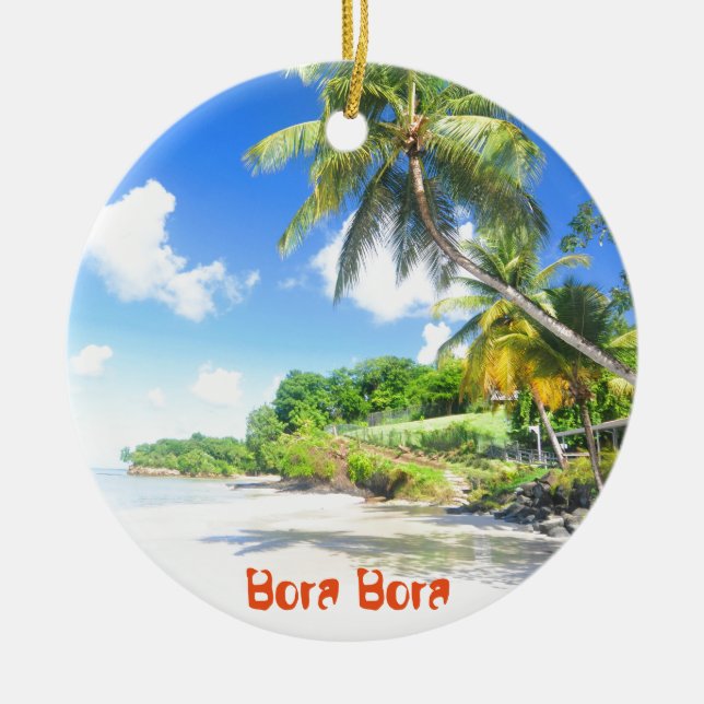 Ornement En Céramique Bora Bora (Devant)
