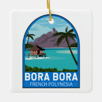 Bora Bora Polynésie Française Voyage Art Vintage