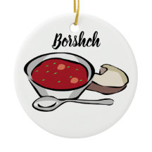 Ornement en céramique Borshé Arbre de Noël