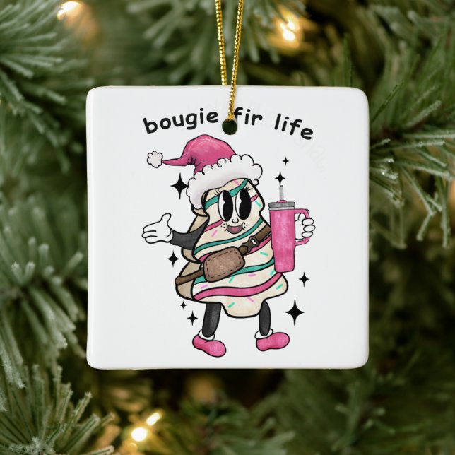Ornement En Céramique Bougie Fir Life, Boujee Christmas Tree, Cadeau de  (Arbre)