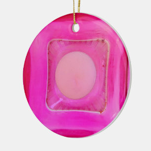 Ornement En Céramique Bougie, Sweet Rose Love Lumière aux chandelles