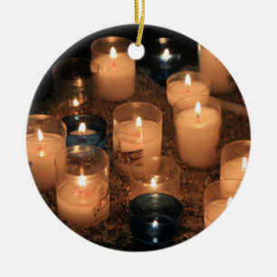 Ornement En Céramique Bougie votive