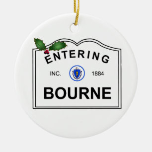 Ornement En Céramique Bourne mA