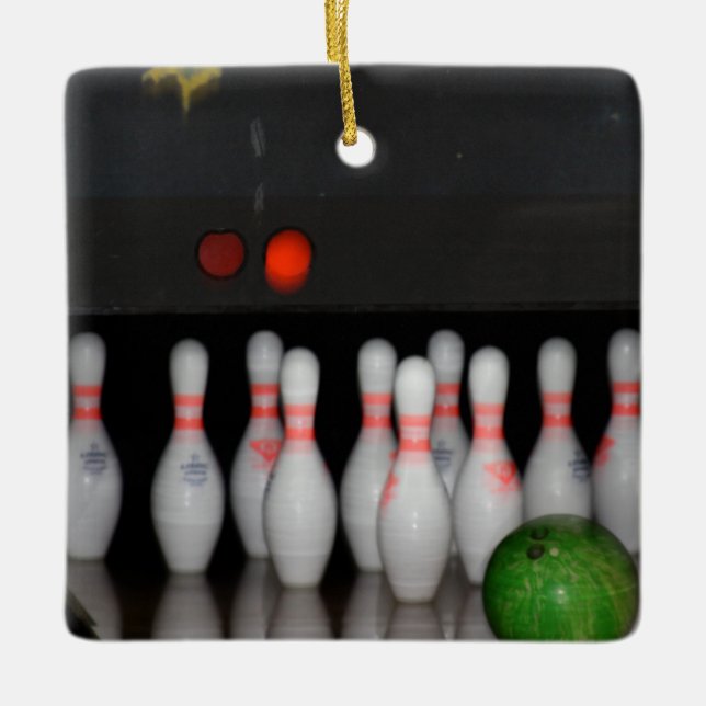 Ornement En Céramique Bowling (Devant)