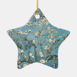 Ornement En Céramique Branches d'amande de Vincent van Gogh en fleur,