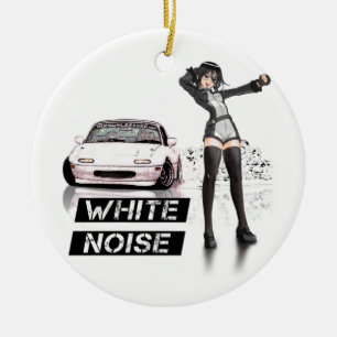 Ornement En Céramique Bruit blanc MX5 Miata