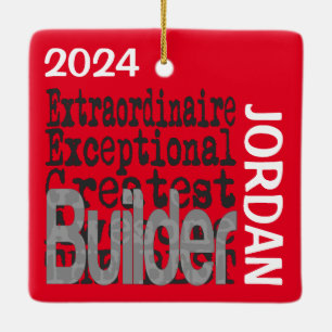 Ornement En Céramique Builder Extraordinaire