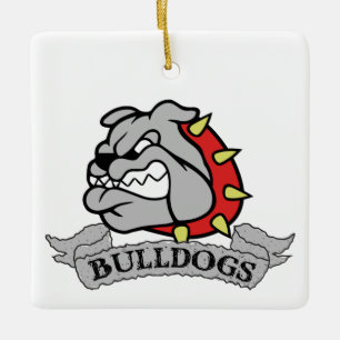 Ornement En Céramique Bulldogs de Mason