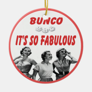 Ornement En Céramique bunco il est si fabuleux