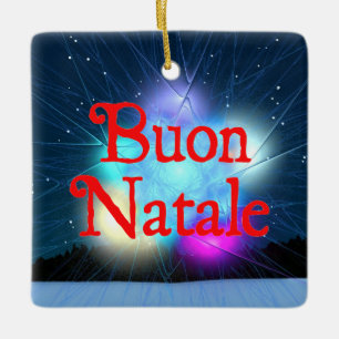 Ornement En Céramique Buon Natale - Jack Frost
