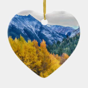 Ornement En Céramique Butte crêtée colorée le Colorado