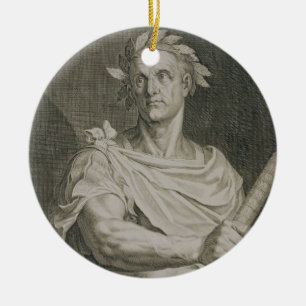 Ornement En Céramique C. empereur de Jules César (100-44 AVANT JÉSUS