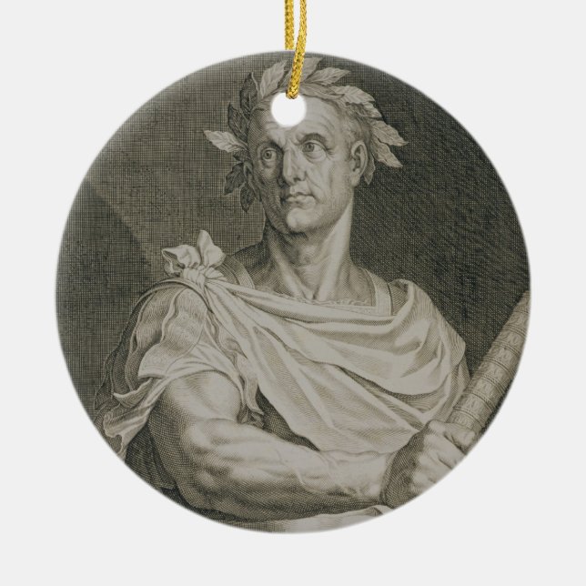 Ornement En Céramique C. empereur de Jules César (100-44 AVANT JÉSUS (Devant)