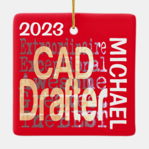 Ornement En Céramique CAD Drafter Extraordinaire PERSONNALISÉ