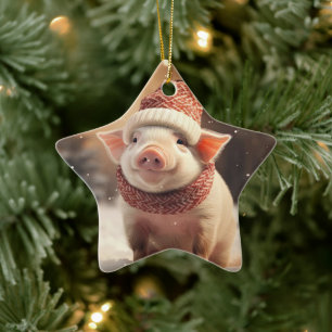 Ornement En Céramique Cadeau Amoureux des animaux, Cadeau d'amateur de f